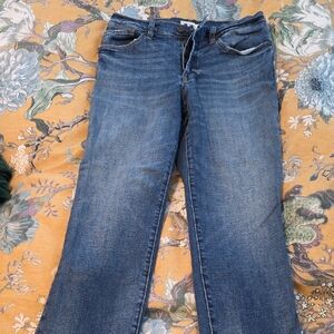 Stylish Blue Straight Leg Women's Jeans